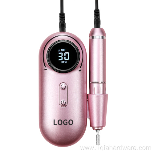 Portable Rechargeable Lcd Screen Nail Drill Machine